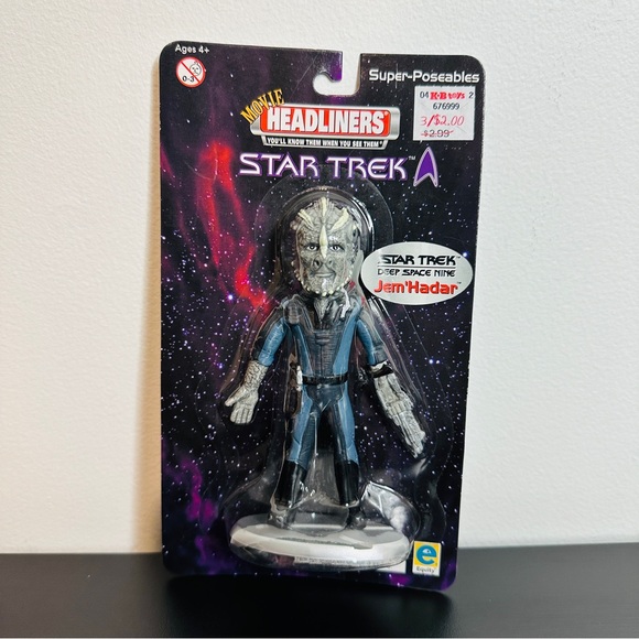 Star Trek Deep Space Nine Movie Headliners Jem’Hadar Super-Poseables NEW SEALED! - Picture 2 of 8